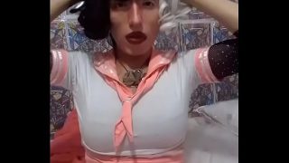 MASTURBATION SESSIONS EPISODE 7, THIS WHITE AND BLACK HAIR TRANNY GOT A BIG COCK IN HER HANDS ,WATCH THIS VIDEO FULL LENGHT ON RED (COMMENT, LIKE ,SUBSCRIBE AND ADD ME AS A FRIEND FOR MORE PERSONALIZED VIDEOS AND REAL LIFE MEET UPS)